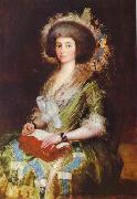 Francisco Jose de Goya Portrait of Senora Bermusezne Kepmasa. oil painting reproduction